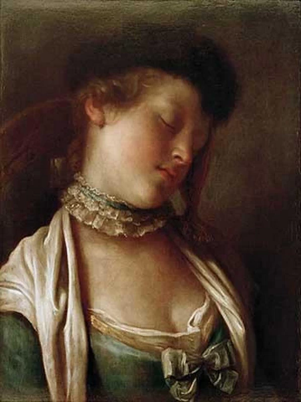 Ritratto di ragazza addormentata